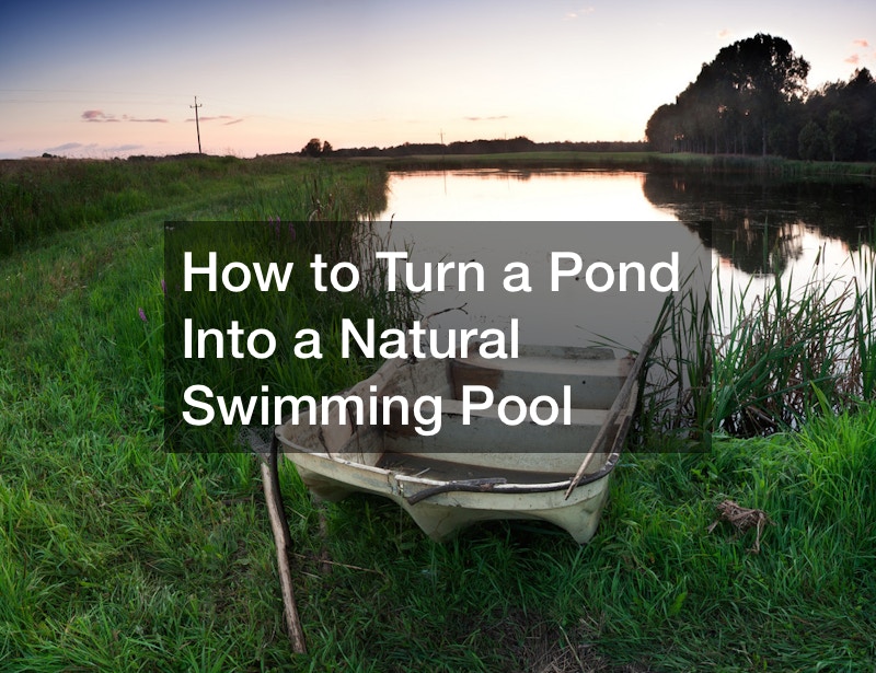 How to Turn a Pond Into a Natural Swimming Pool