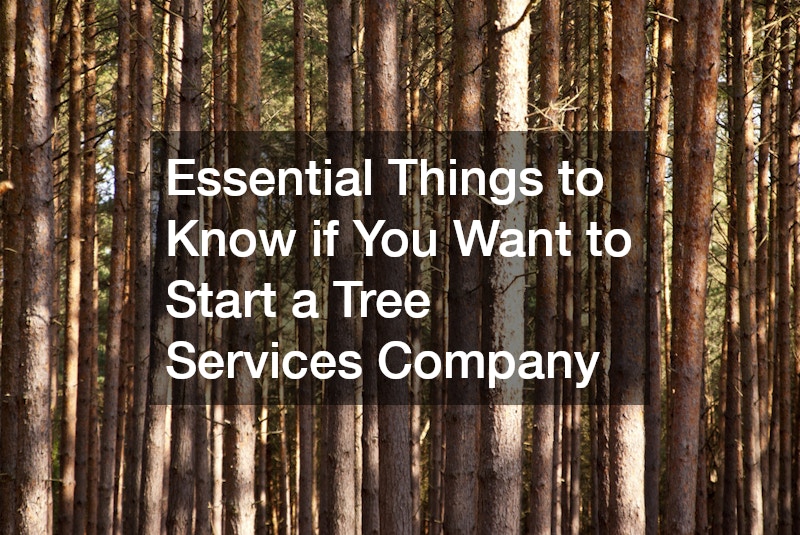 Essential Things to Know if You Want to Start a Tree Services Company