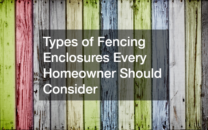 fencing enclosures