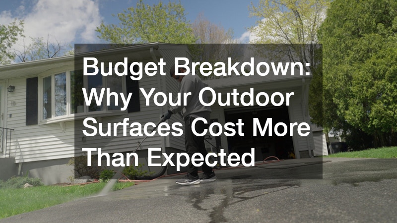 Budget Breakdown: Why Your Outdoor Surfaces Cost More Than Expected